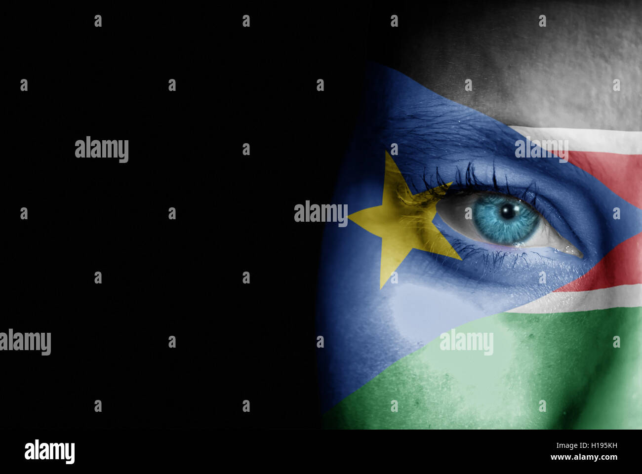 South sudan national flag hi-res stock photography and images - Alamy