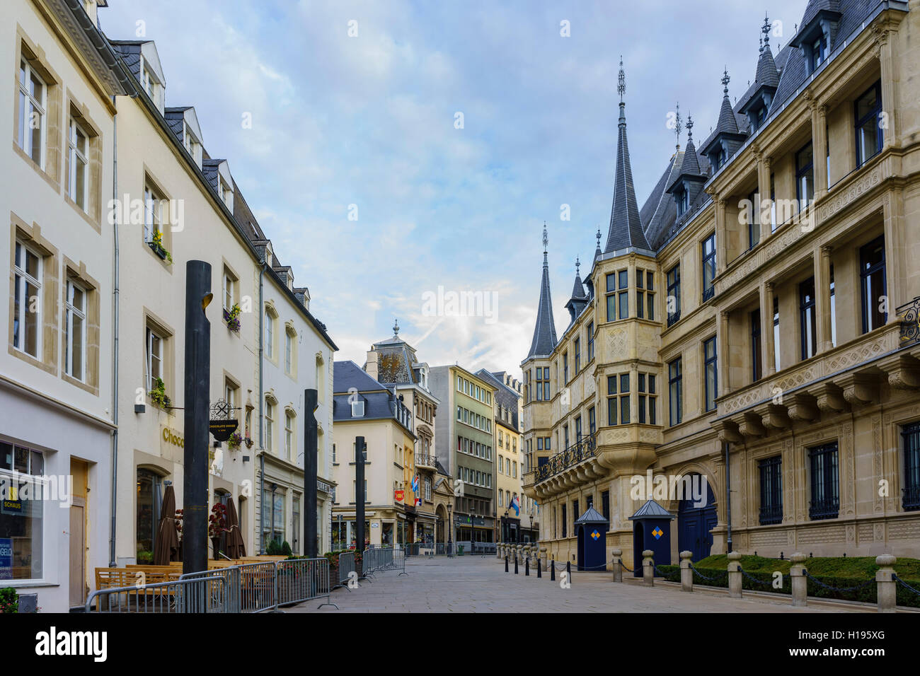 Luxembourg, SEP 10 The historical Palais Grand Ducal at morning on SEP 10, 2016 at Luxembourg