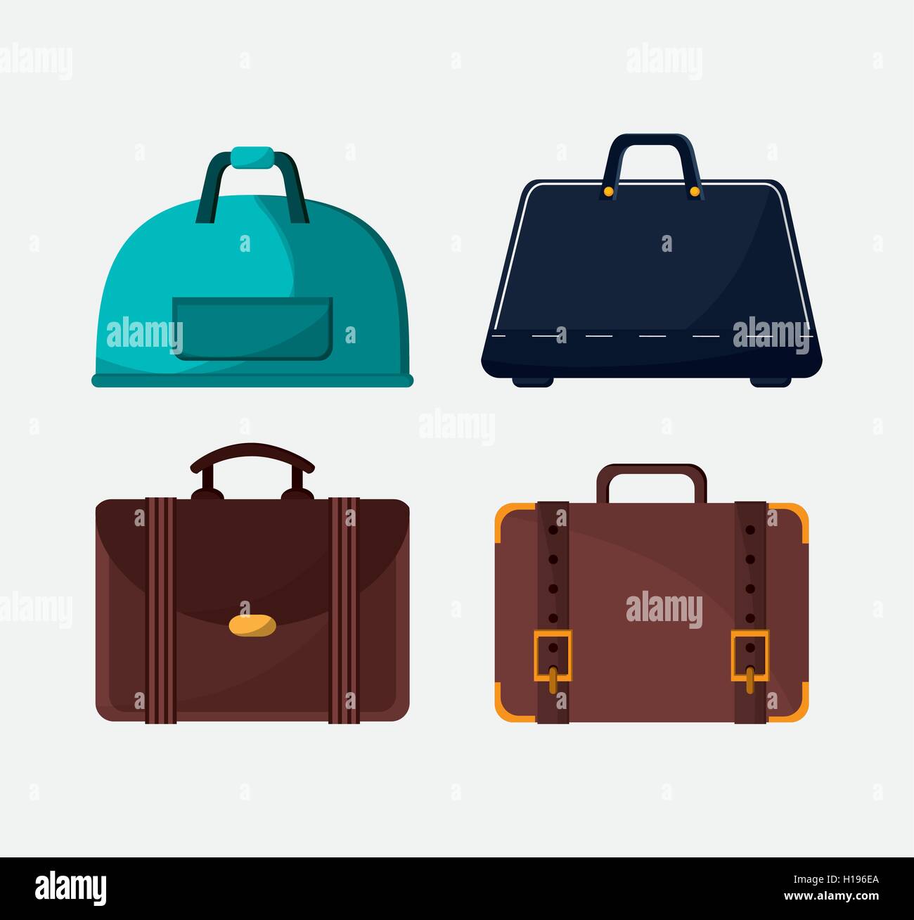 Bags of baggage and luggage concept Stock Vector Image & Art Alamy