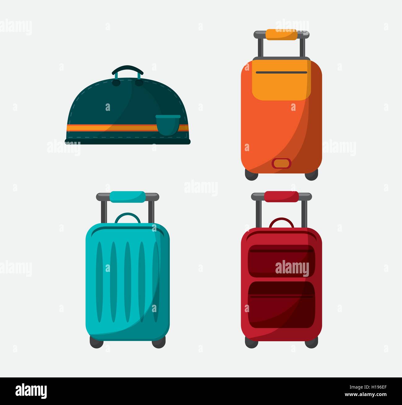 Bags of baggage and luggage concept Stock Vector Image & Art Alamy