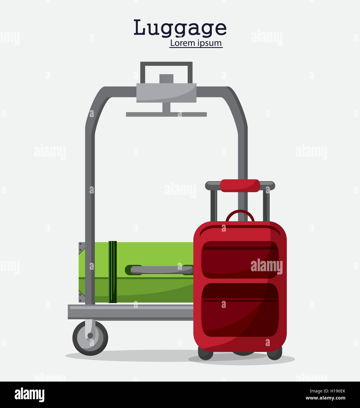 Bags of baggage and luggage concept Stock Vector Image & Art Alamy