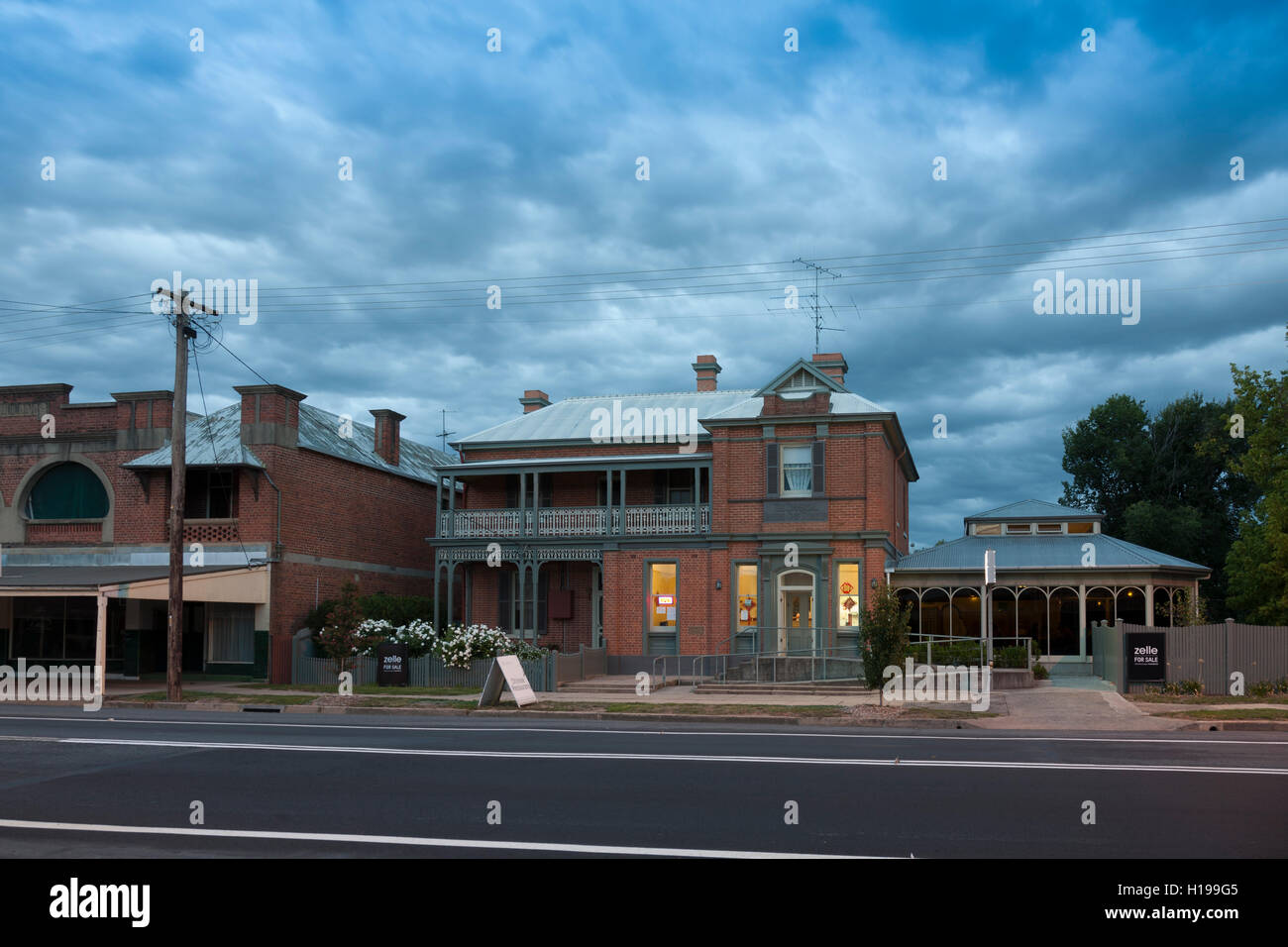 Former Commercial Banking Corp of Sydney Ltd building now Chinese Restaurant Holbrook NSW Australia. Stock Photo