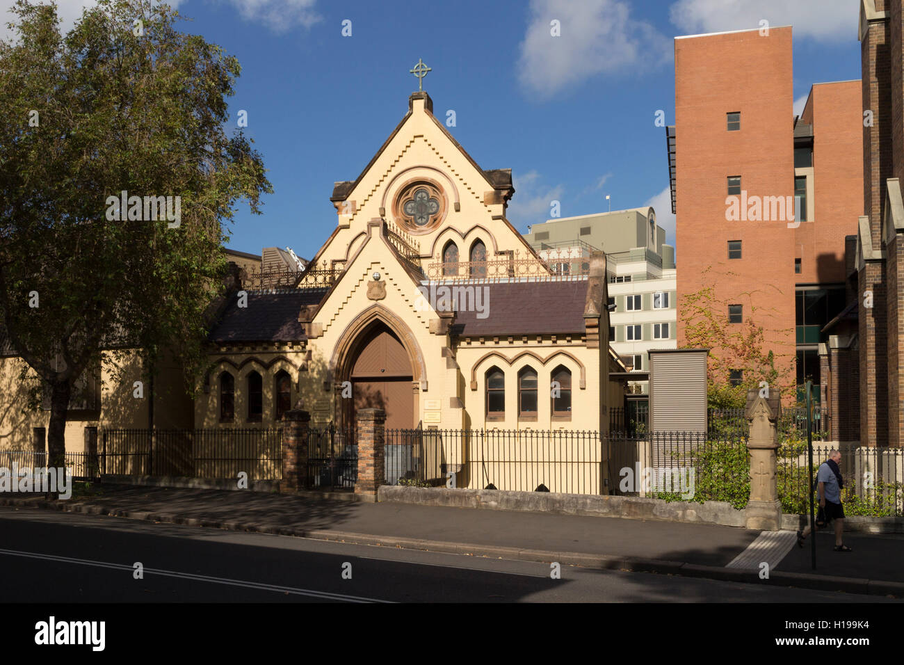 The site of the first electric carillon in any Catholic church in Australia Darlinghurst Sydney Australia Stock Photo