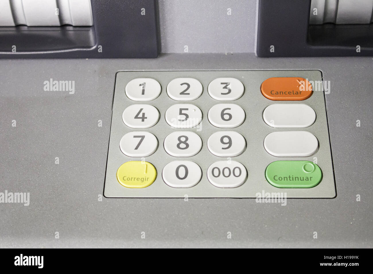 Numbers Cash Machine on private office, technology Stock Photo Alamy