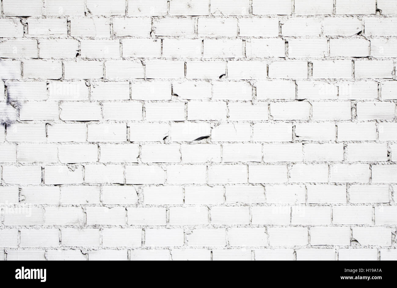 Urban white cement brick wall construction Stock Photo Alamy