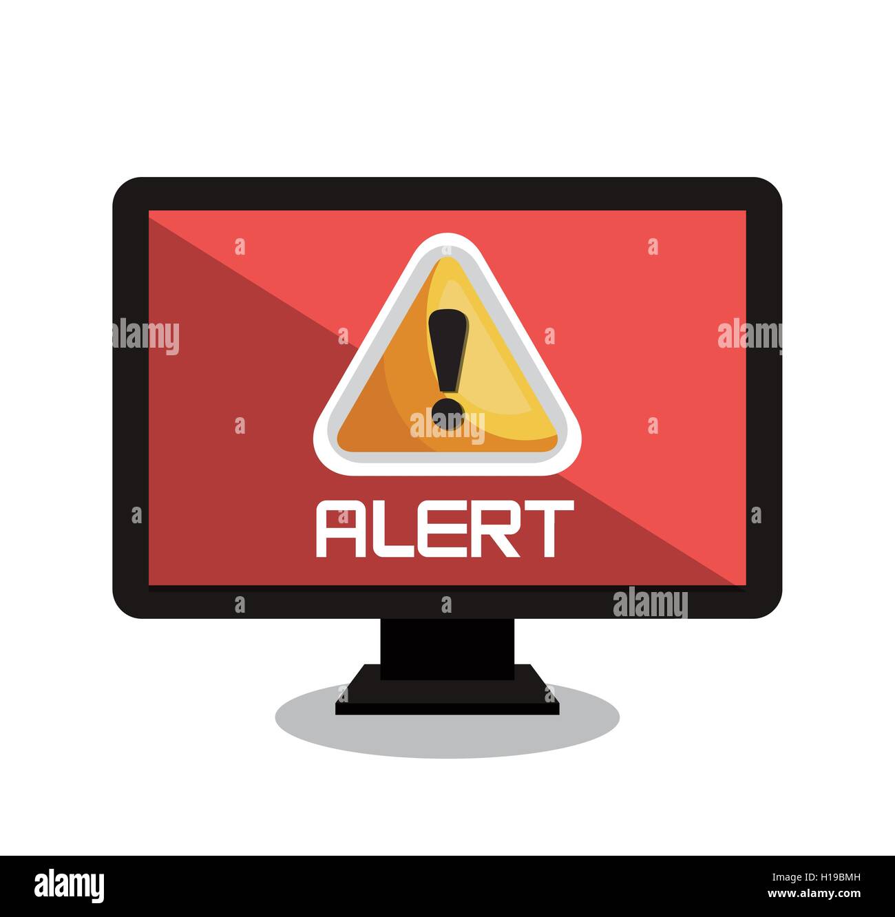 screen system alert virus design Stock Vector Image & Art Alamy