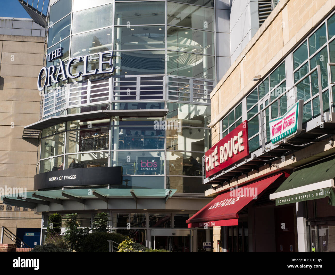 The Oracle, Shopping Centre, Reading, Berkshire, England, UK, GB Stock