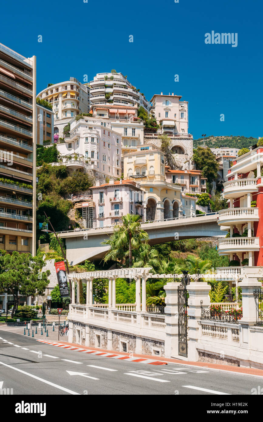 MonteCarlo, Monaco June 28, 2015 Real estate, highrise buildings