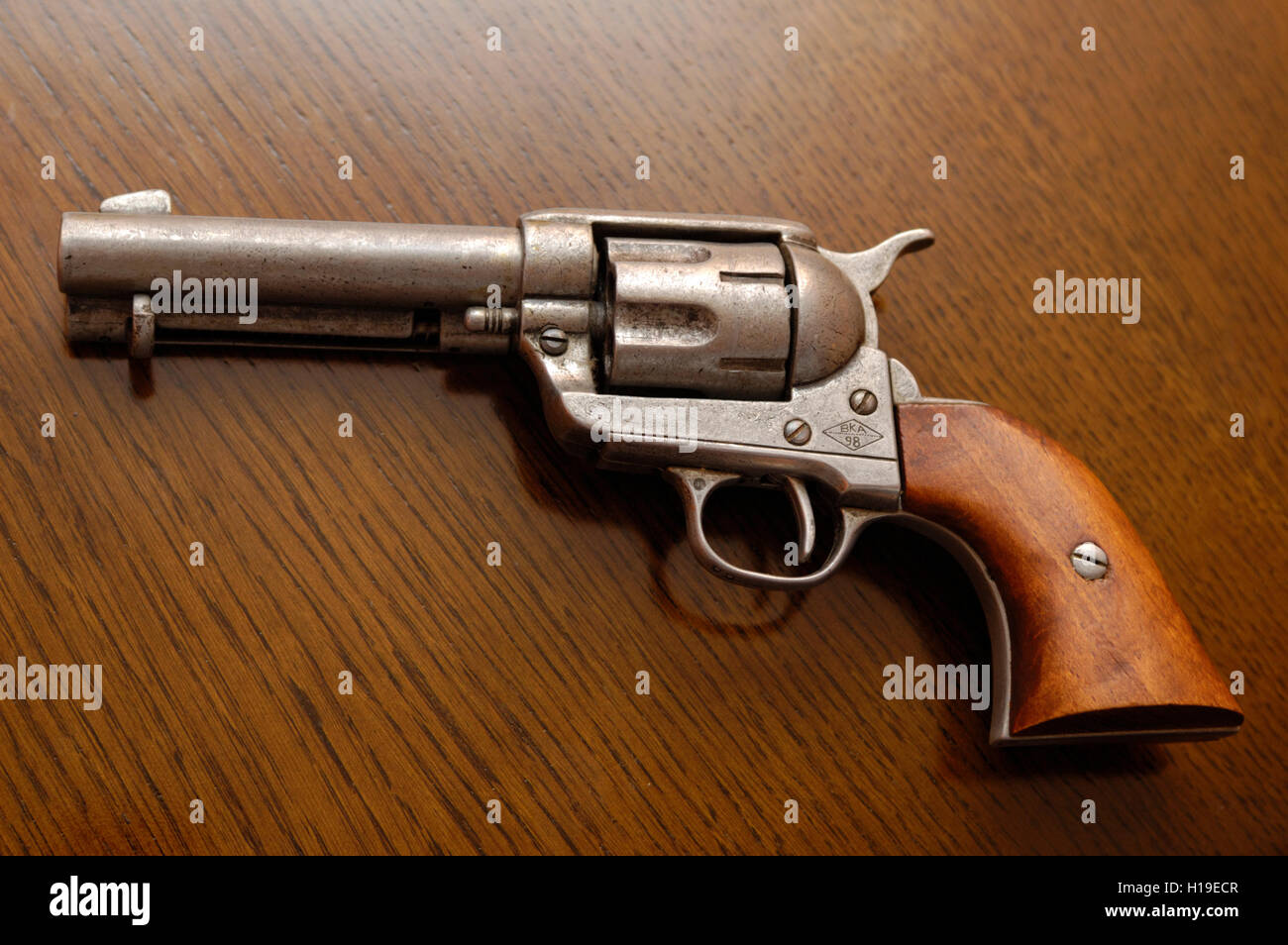 Colt Peacemaker Pistol Stock Photo