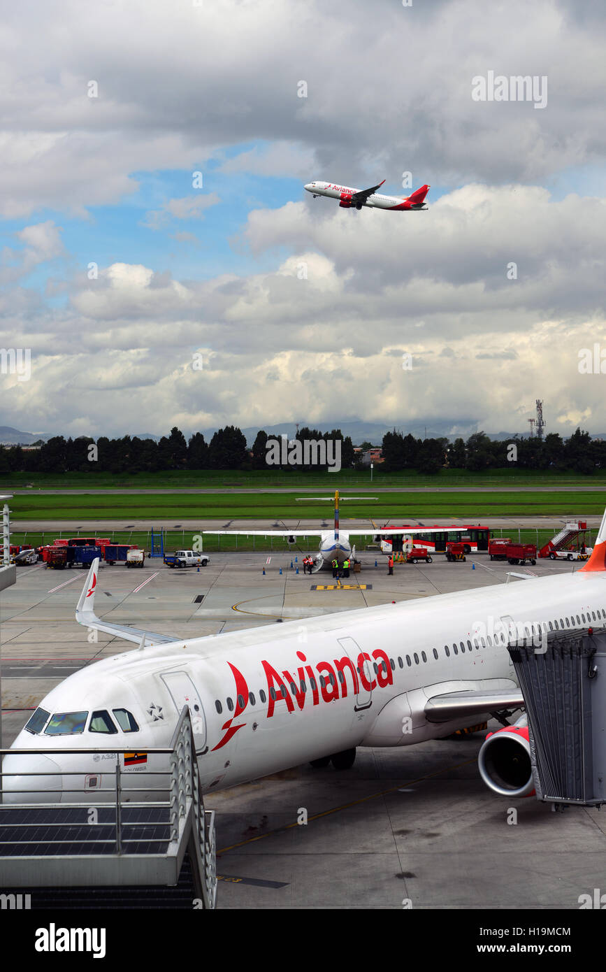South America, Colombia, Bogota Eldorado International Airport Stock Photo