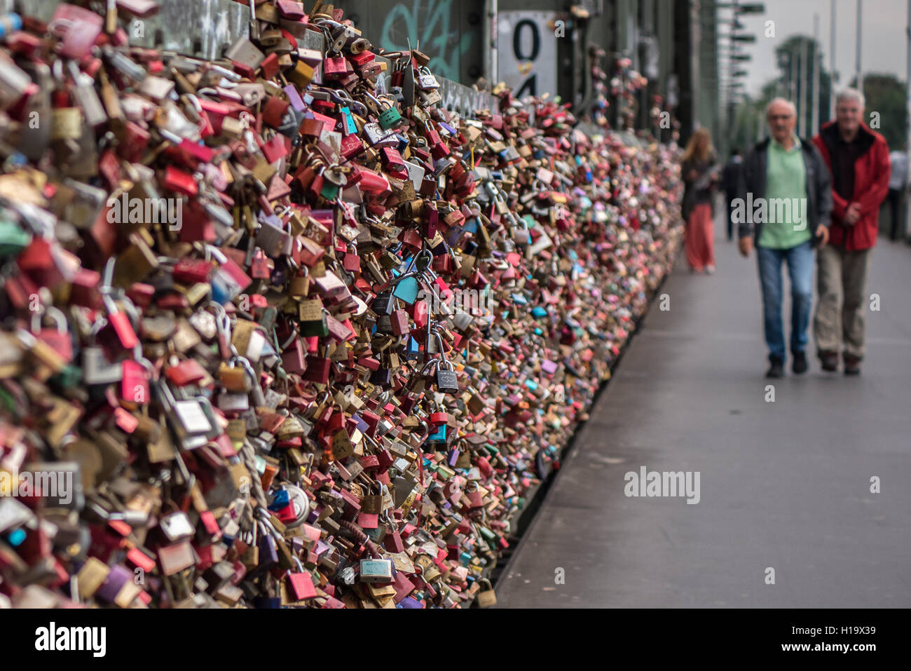 Love locks on bridge in Cologne Germany Stock Photo Alamy