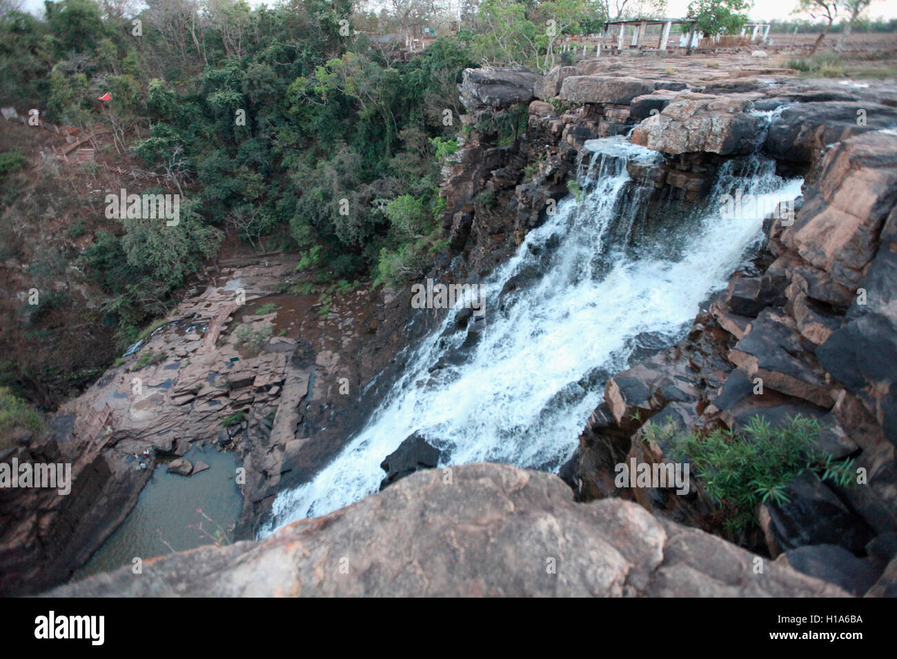 Tiratgadh water Fall View, Chattisgarh, India Stock Photo