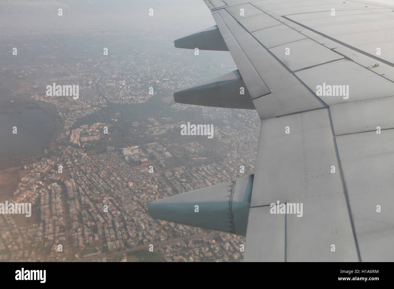 Aerial view of Raipur, Chattisgarh, India Stock Photo