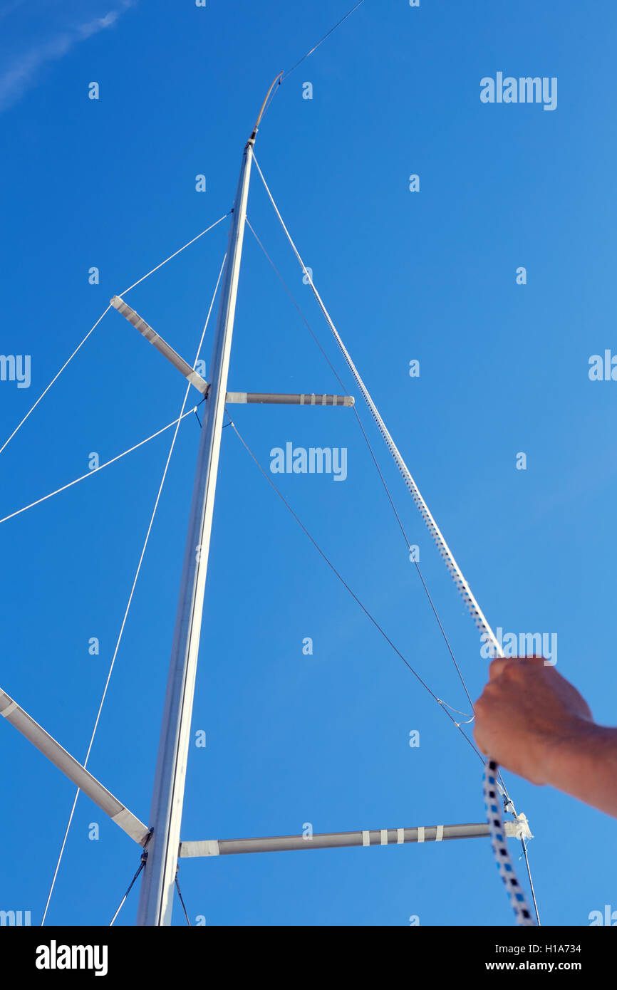 Halyard yacht hires stock photography and images Alamy