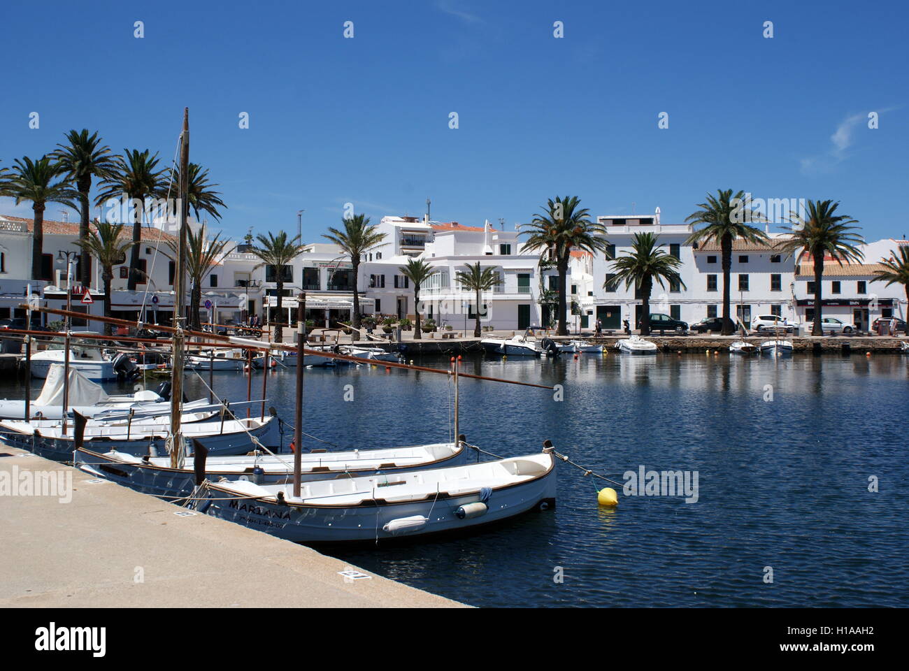 Port of fornells minorca hi-res stock photography and images - Alamy