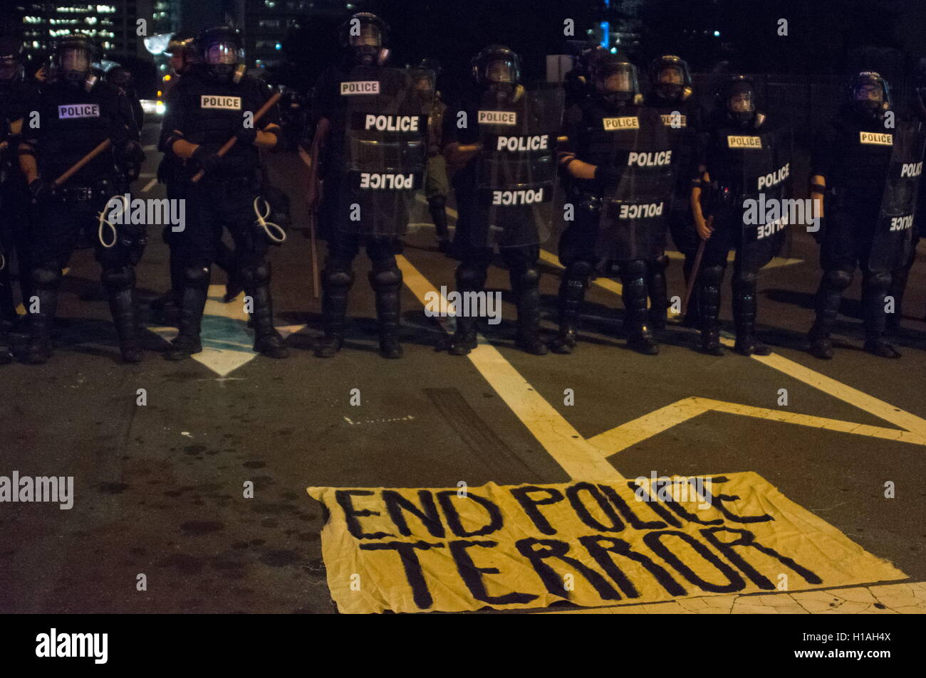 Charlotte Riots Charlotte, North Carolina, USA. 22nd Sep, 2016. Protests continued for ...
