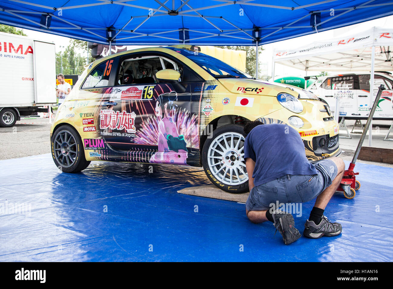 4th rally the city of Roma Capitale, Italian Rally Championship, 23-24 ...