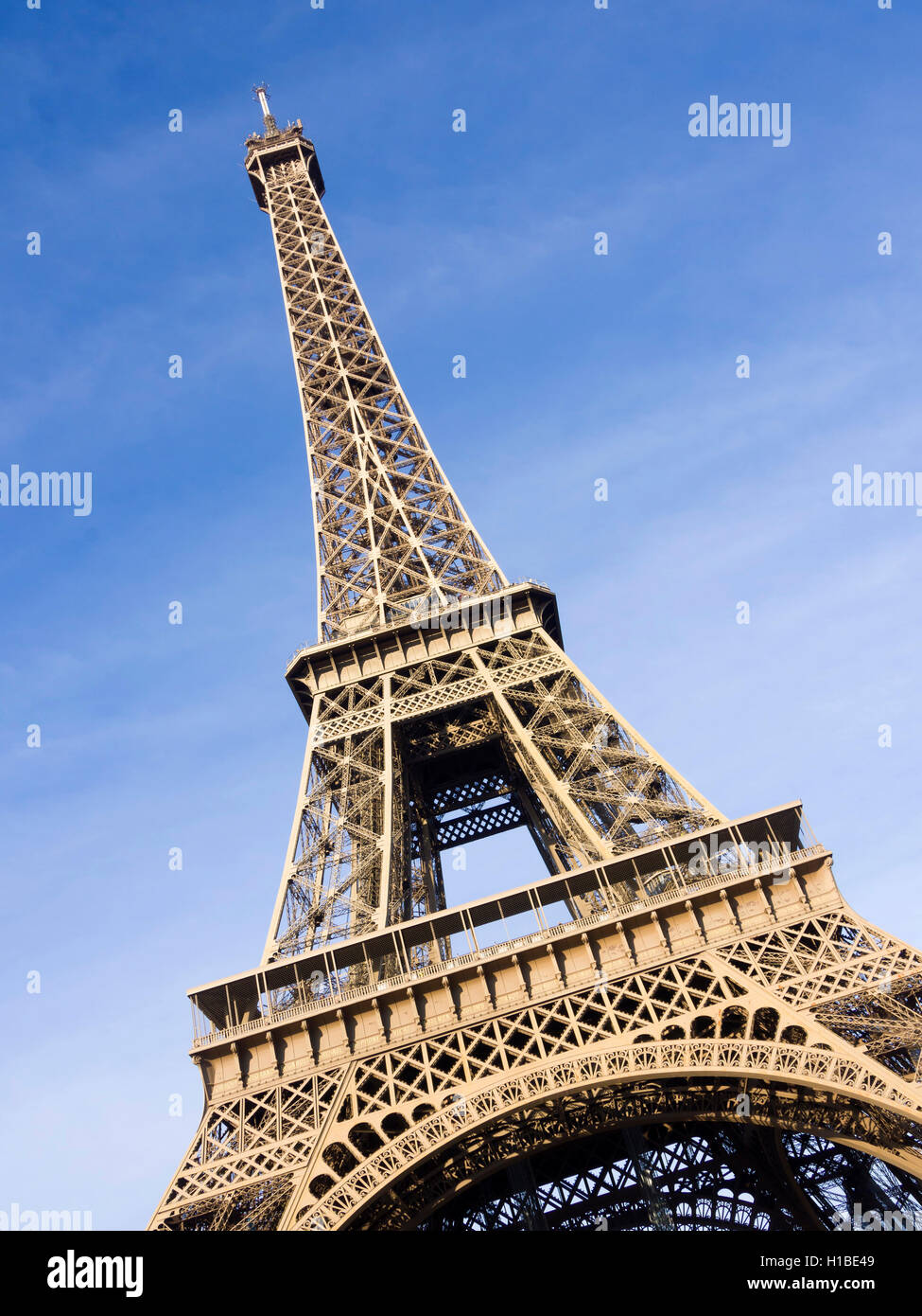 The Eiffel tower in Paris France Stock Photo