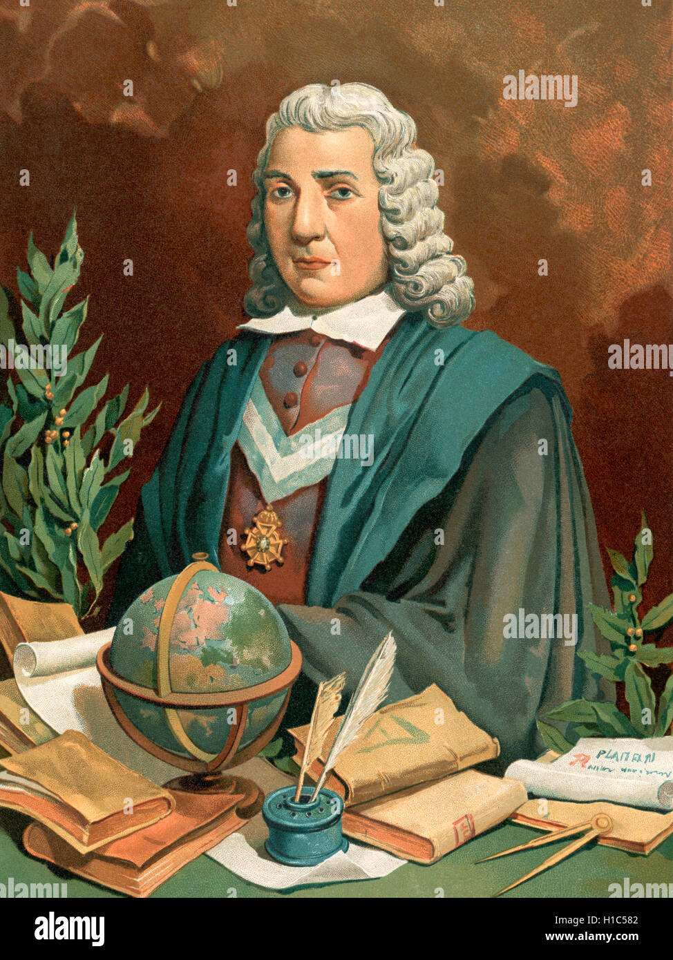 Pedro Rodríguez, Conde de Campomanes, 1723 – 1802.  Spanish statesman, economist, and writer. Stock Photo