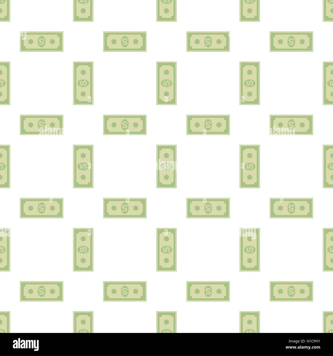 Set of Paper Dollars Seamless Pattern Stock Vector Image &amp; Art - Alamy