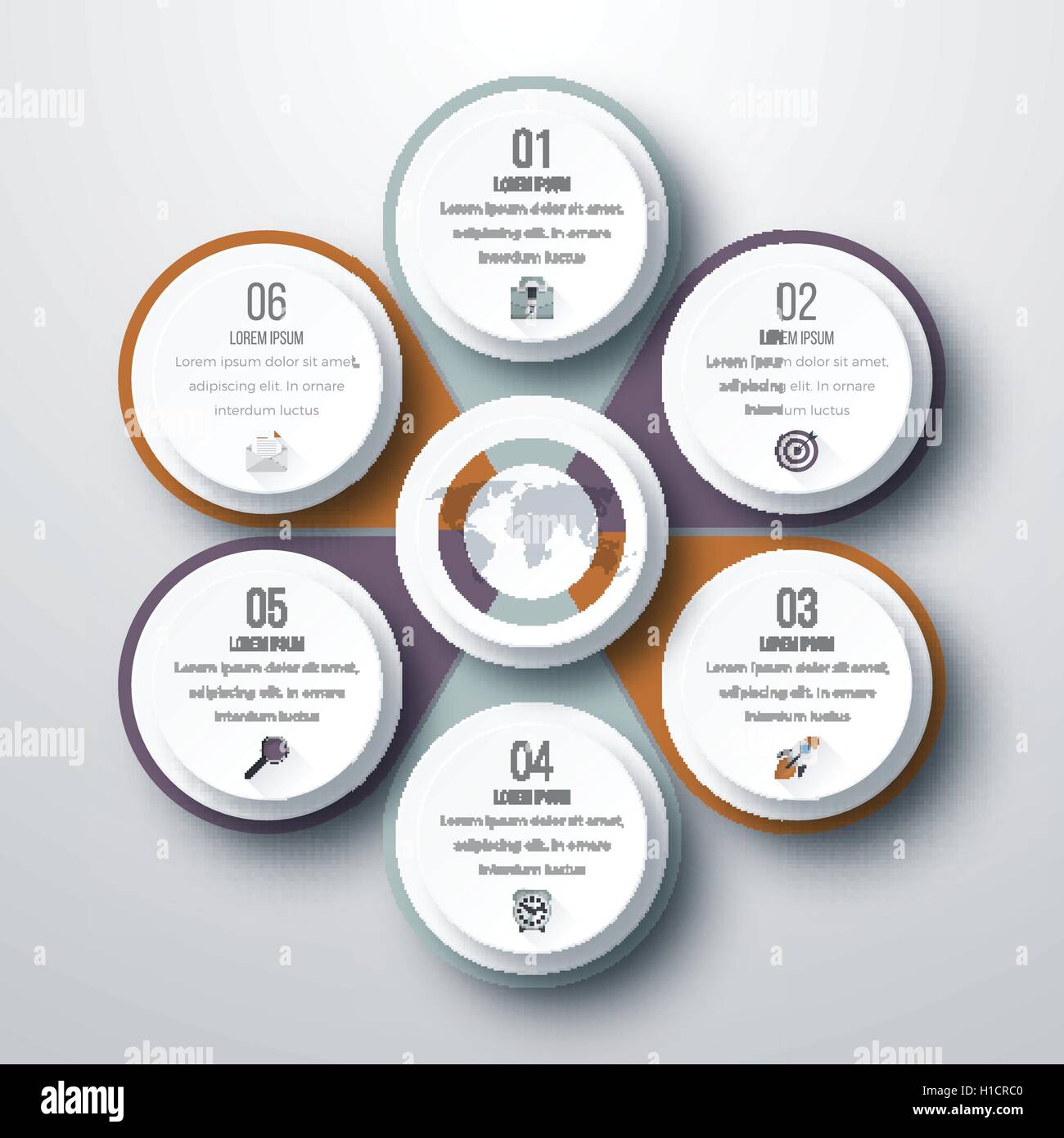 Infographic design with colored Stock Vector Image & Art - Alamy