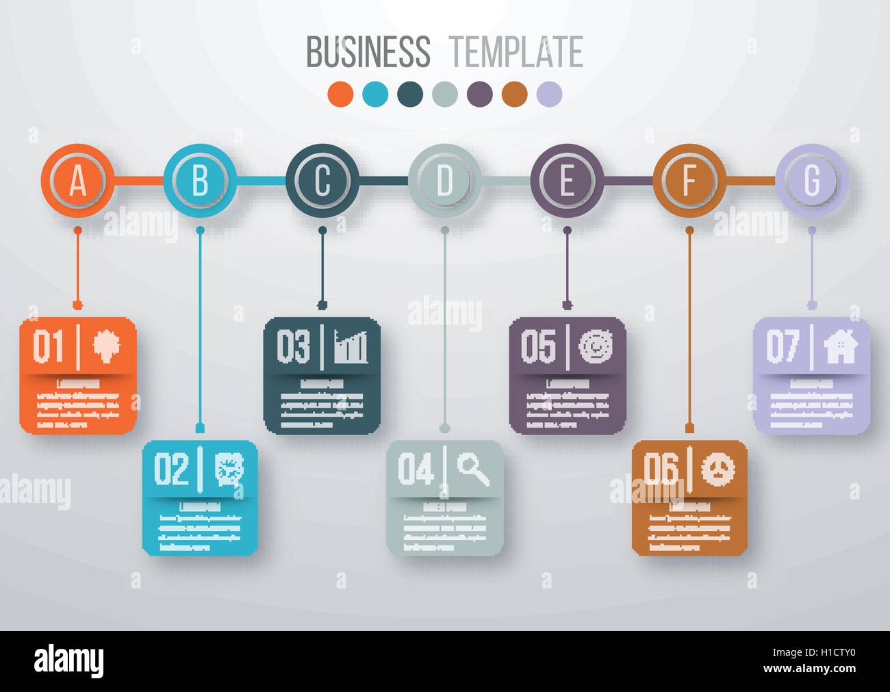 Vector illustration infographic timeline Stock Vector Image & Art - Alamy