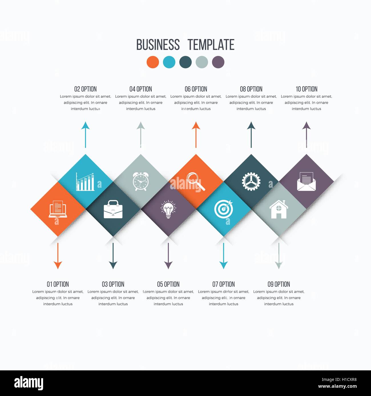 Vector infographic design 10 options Stock Vector Image & Art - Alamy