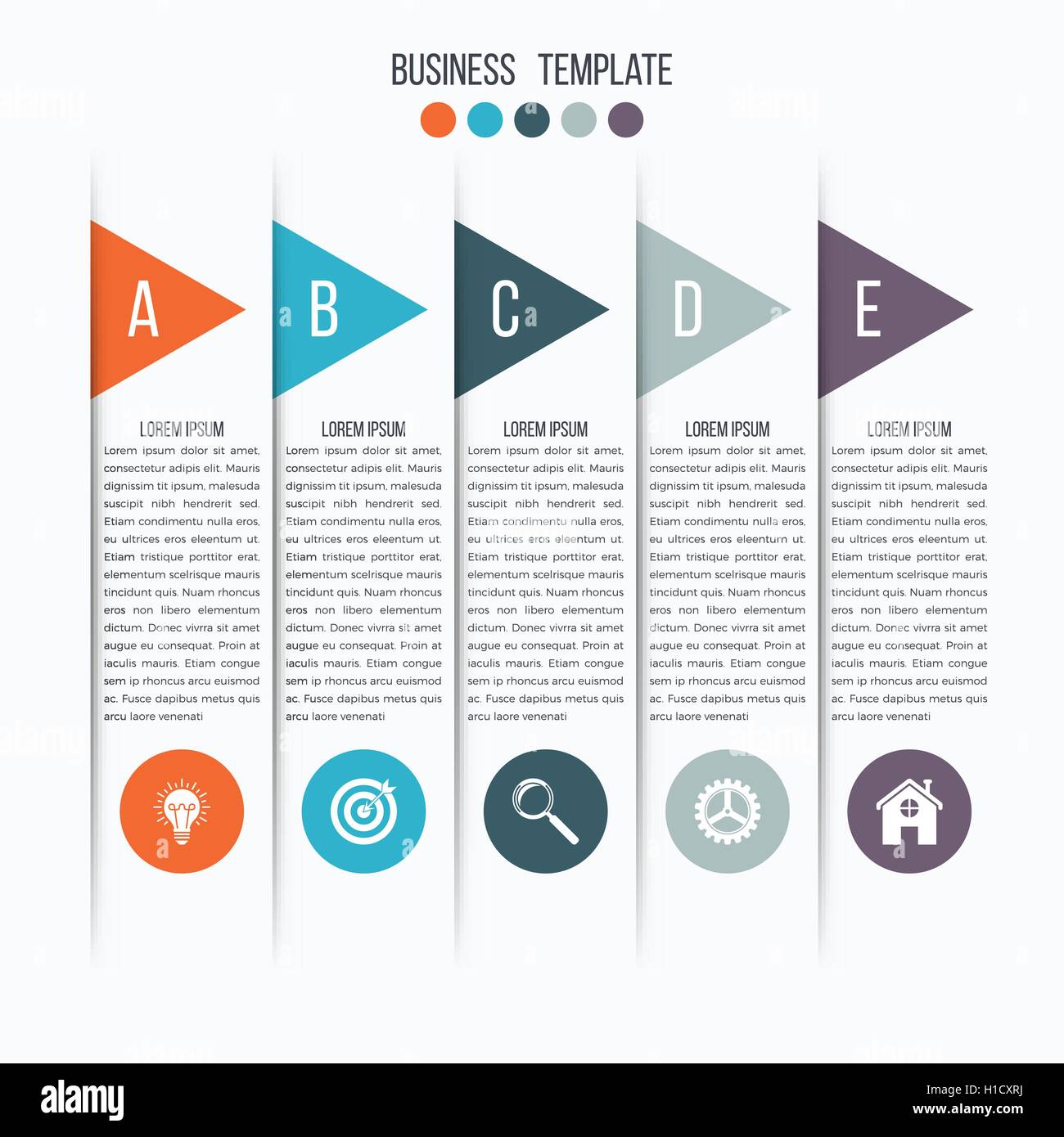 Vector arrows infographic. Template for diagram Stock Vector Image ...