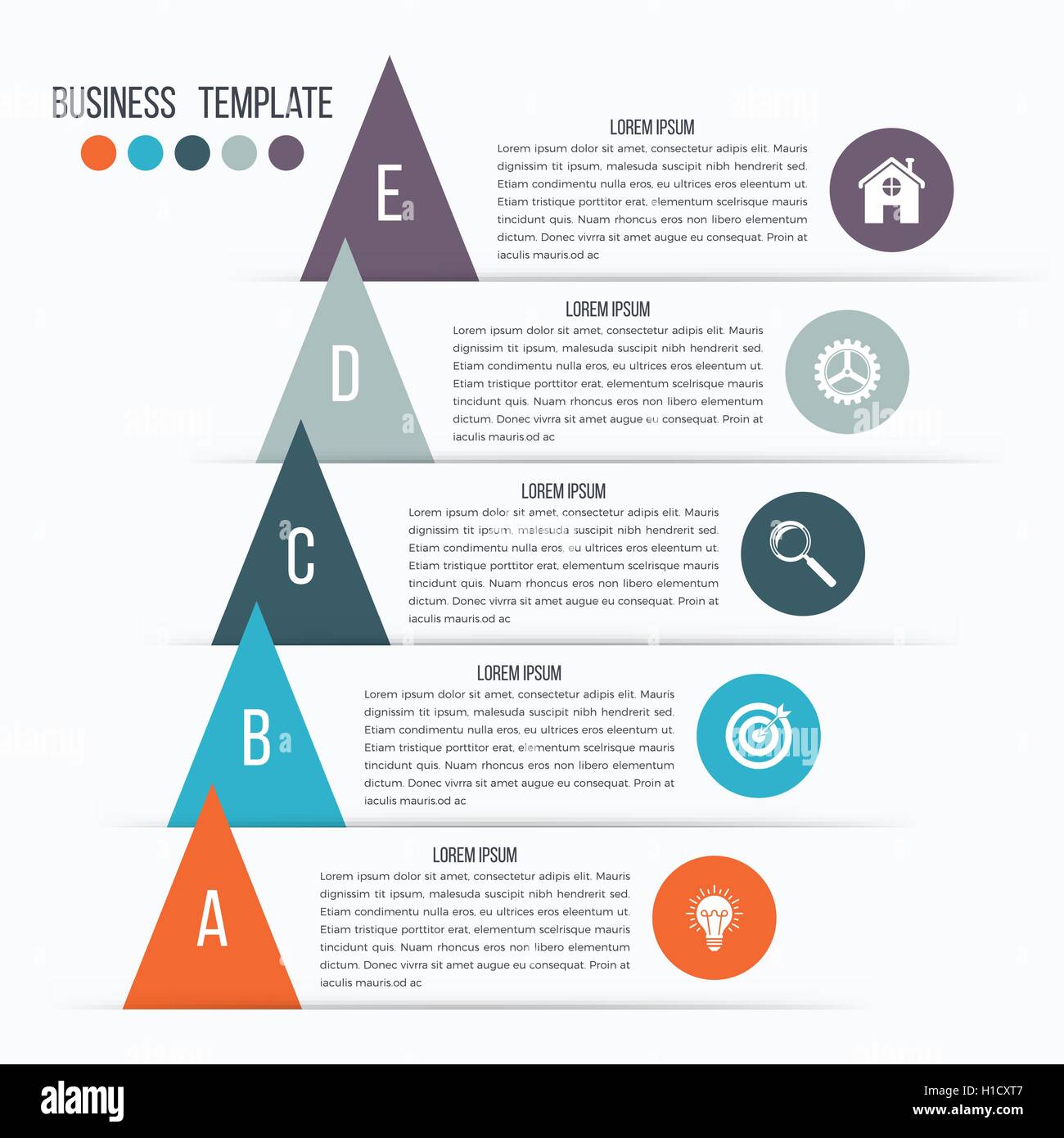 Vector arrows infographic. Template for diagram Stock Vector Image ...