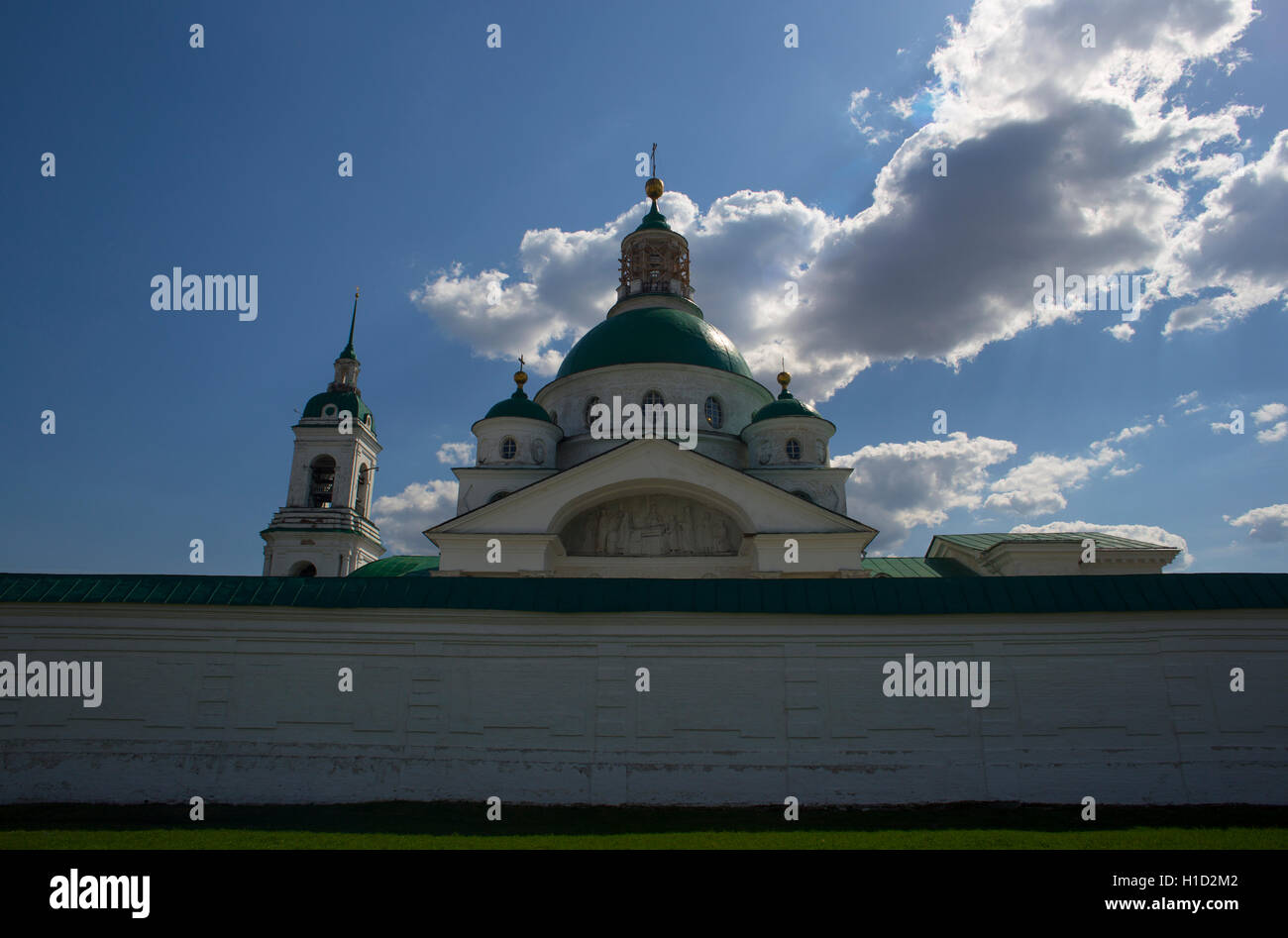 Cathedral of St Dmitry of Rostov in Spaso-yakovlevsky monastery Stock Photo