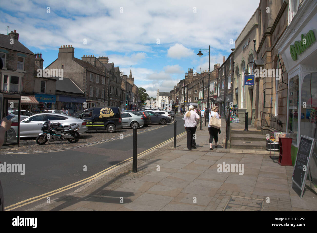 Horsemarket Galgate Barnard Castle County Durham England Stock Photo