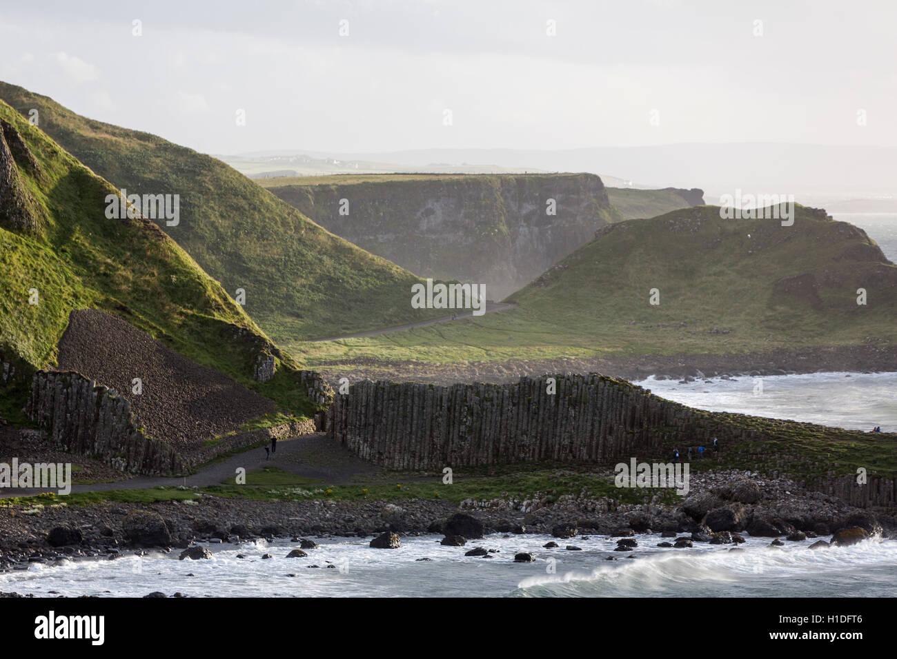Giant's Causeway, Bushmills, County Antrim, Northern Ireland, UK Stock Photo