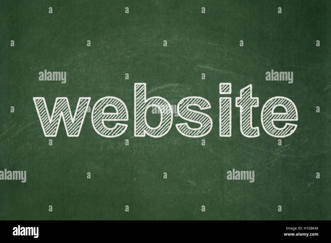 Web design concept: Website on chalkboard background Stock Photo - Alamy