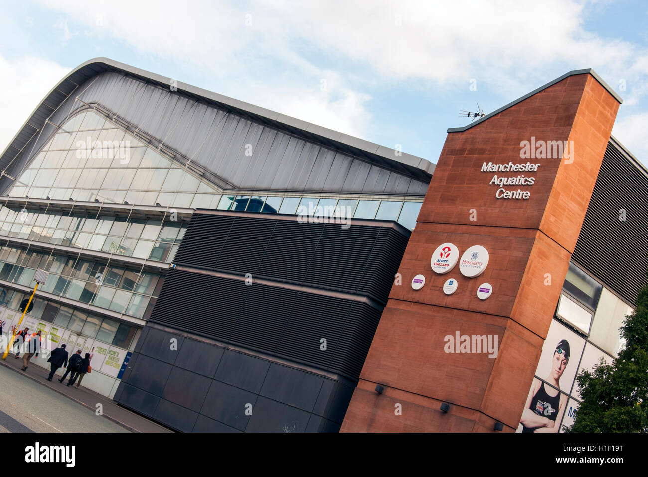 Manchester Aquatics Center Stock Photo Alamy