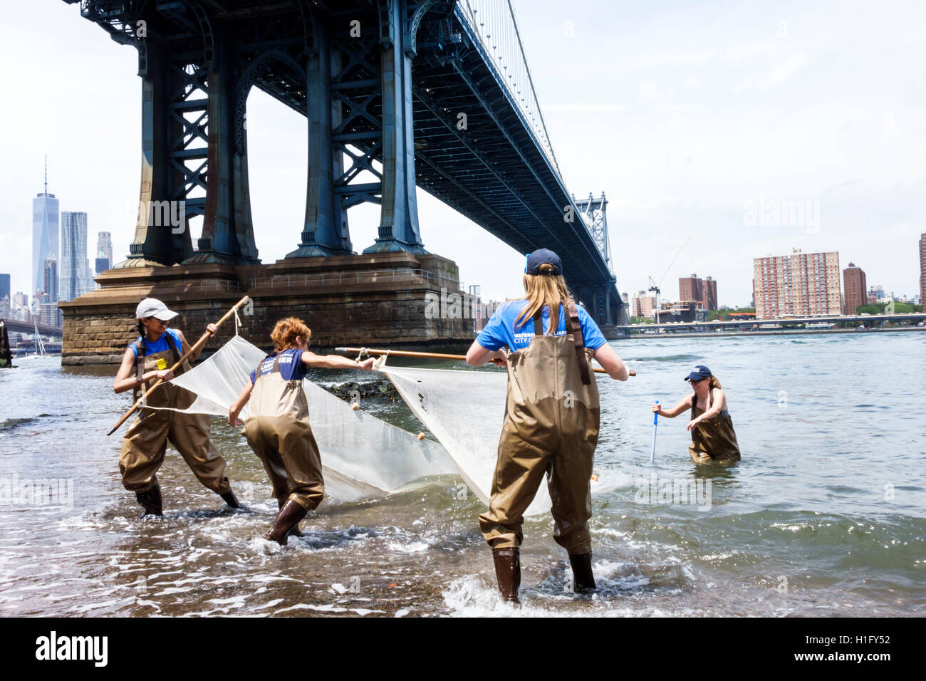 New York City,NY NYC,East River water,Brooklyn,Dumbo,Brooklyn Bridge