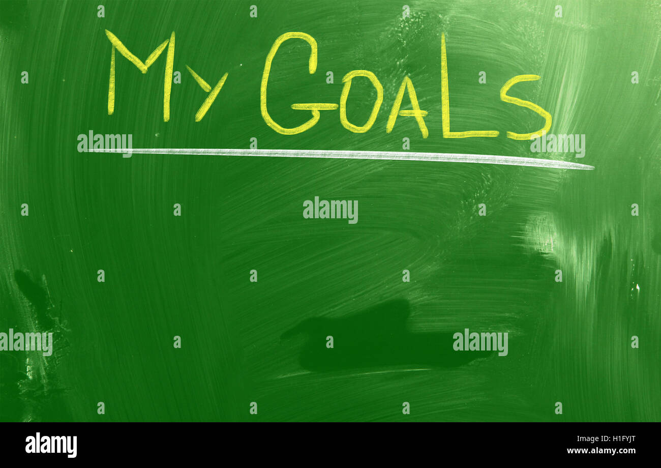 My Goals Concept Stock Photo Alamy
