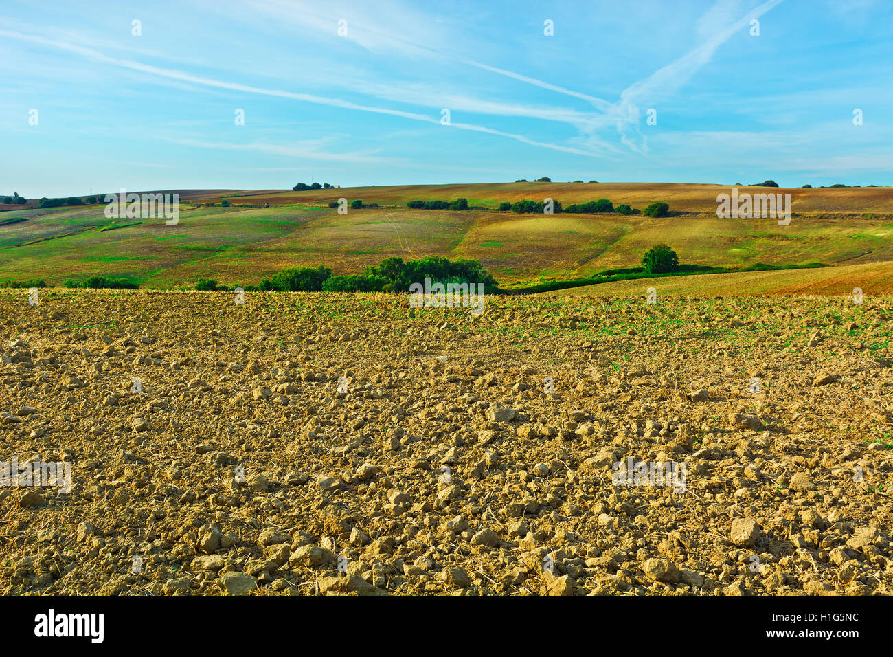Ploughed spanish field hi-res stock photography and images - Alamy