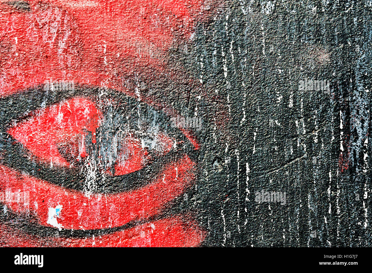 Black and red wall Stock Photo Alamy