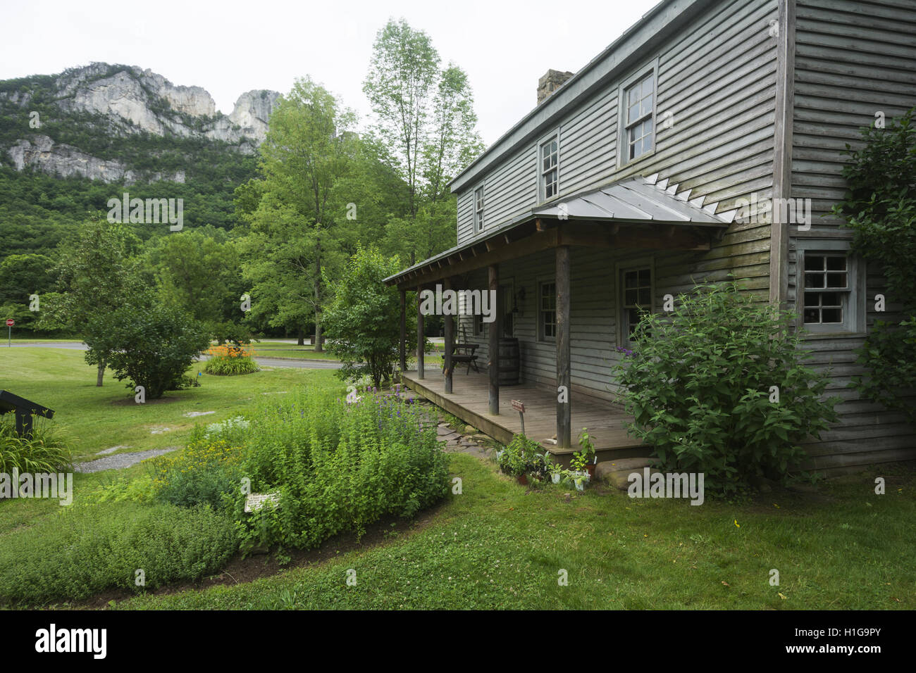 West Virginia, Seneca Rocks, Sites Homestead Stock Photo Alamy