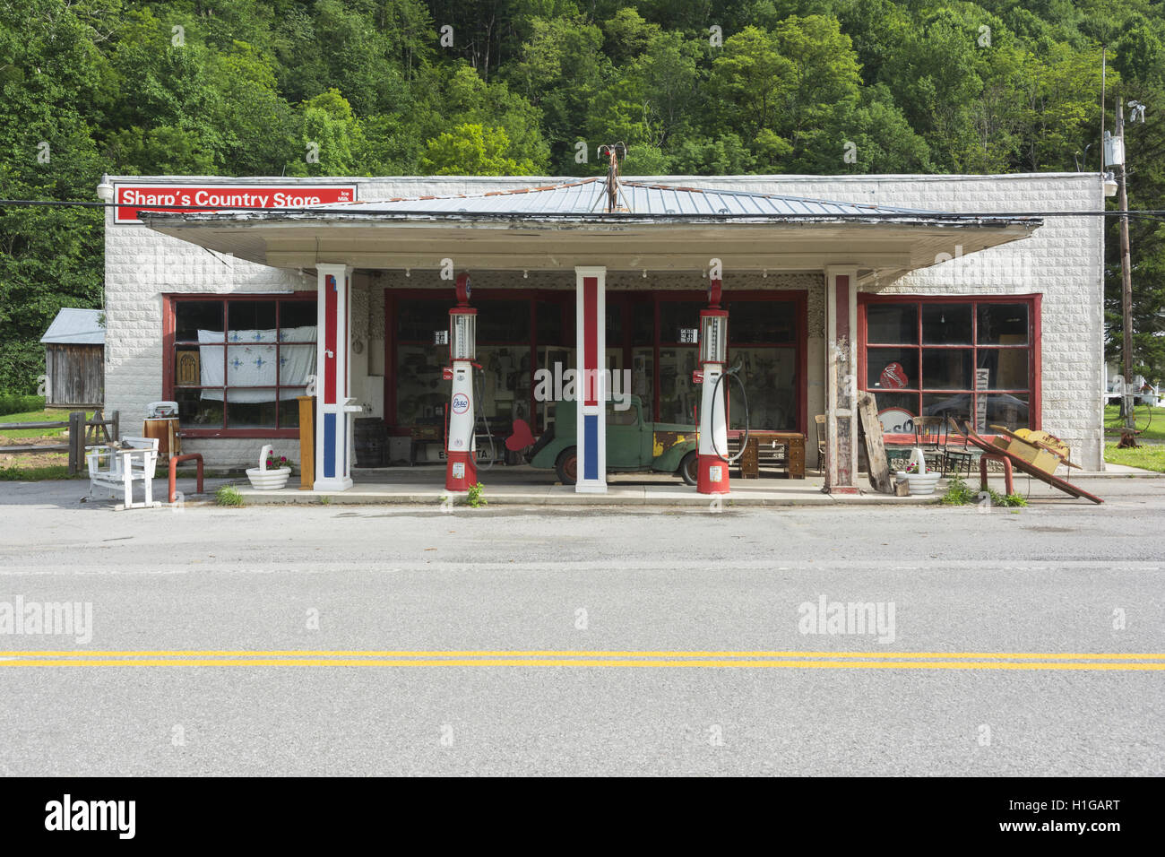 West Virginia, Marlinton, street scene Stock Photo Alamy