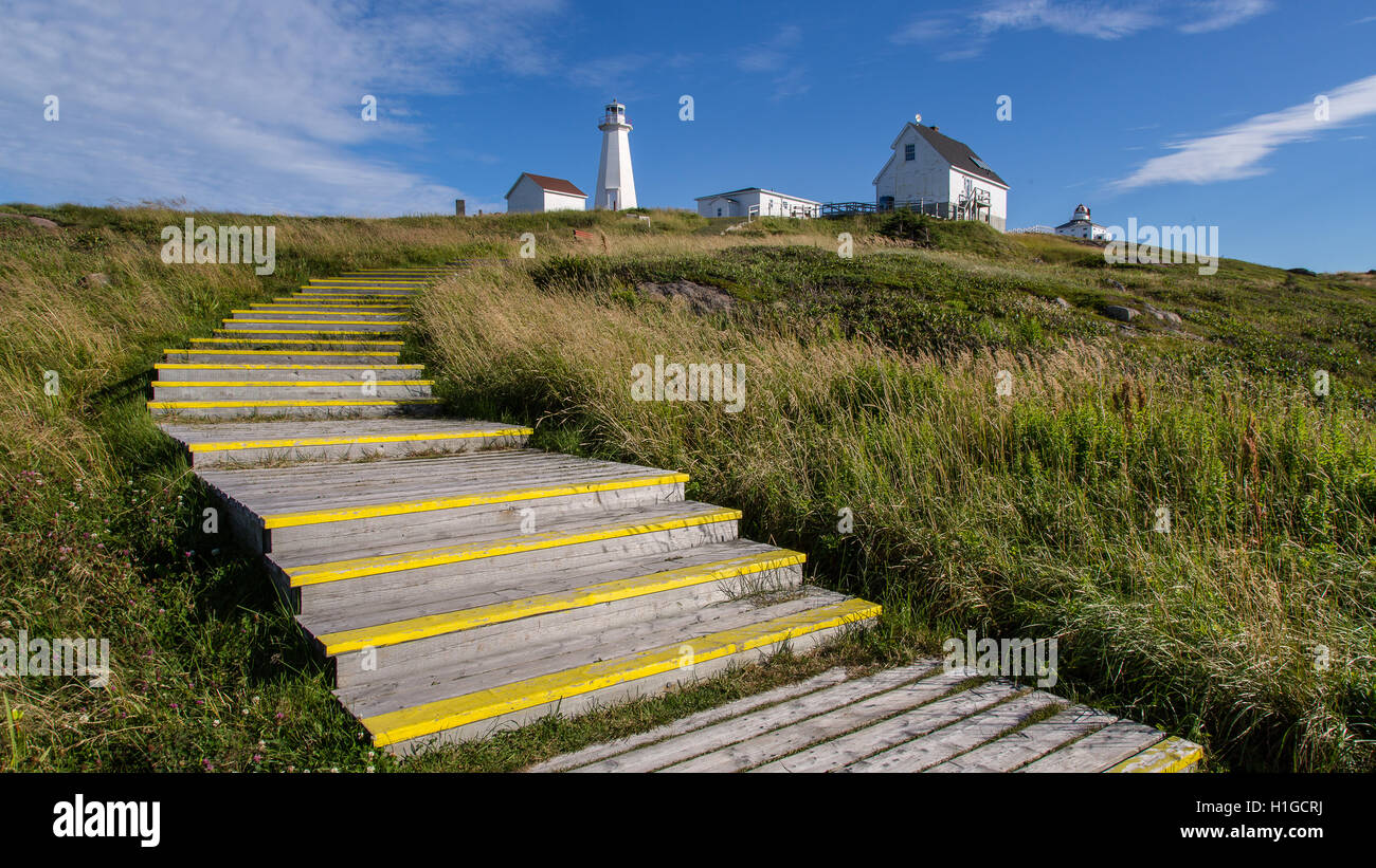 Historic lighthouse in Cape Spear, Newfoundland and Labrador, Canada
