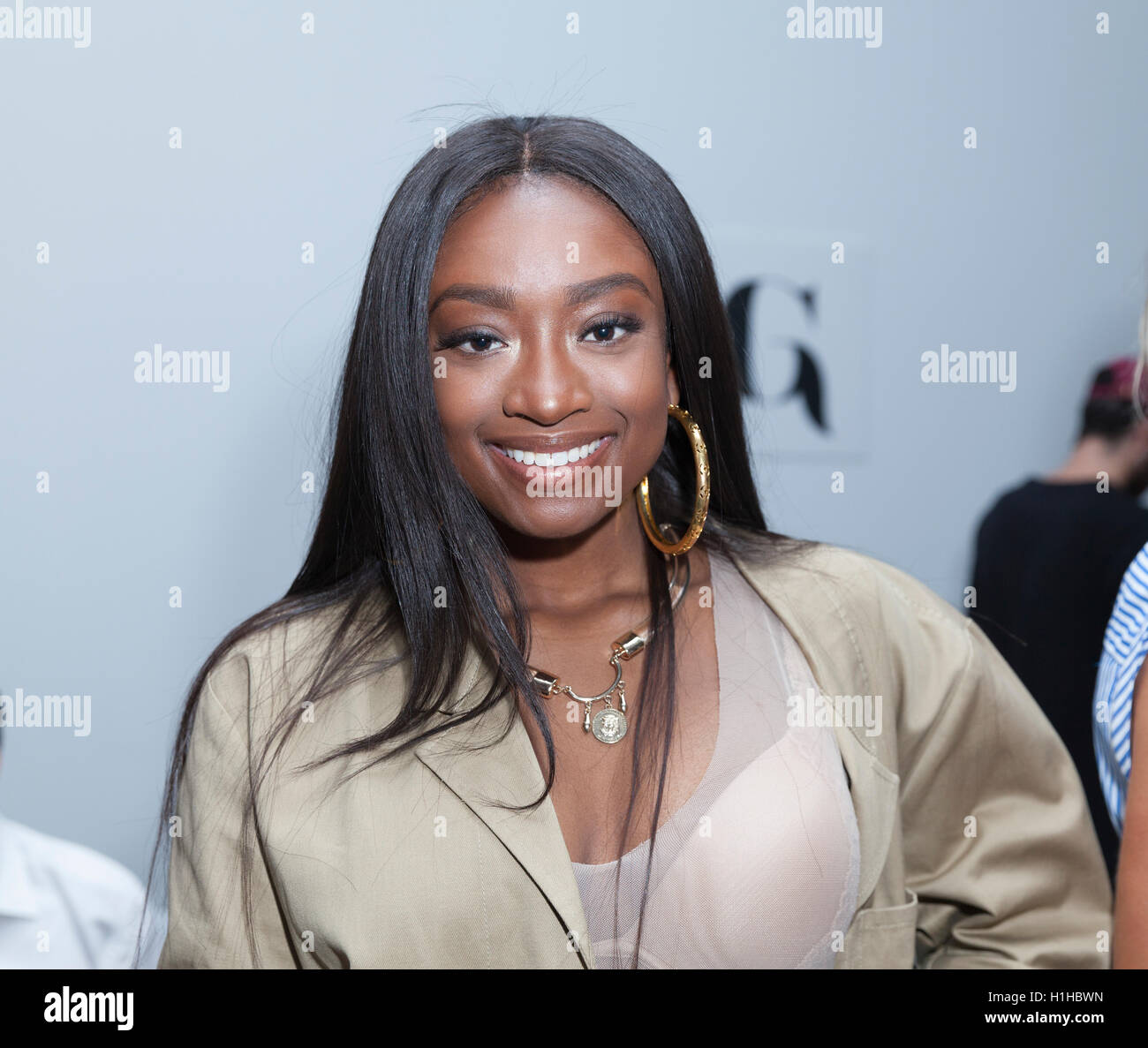 New York NY USA September 11 2016 Kayla Brianna Attends Runway For New York NY USA September 11 2016 Kayla Brianna Attends Runway For