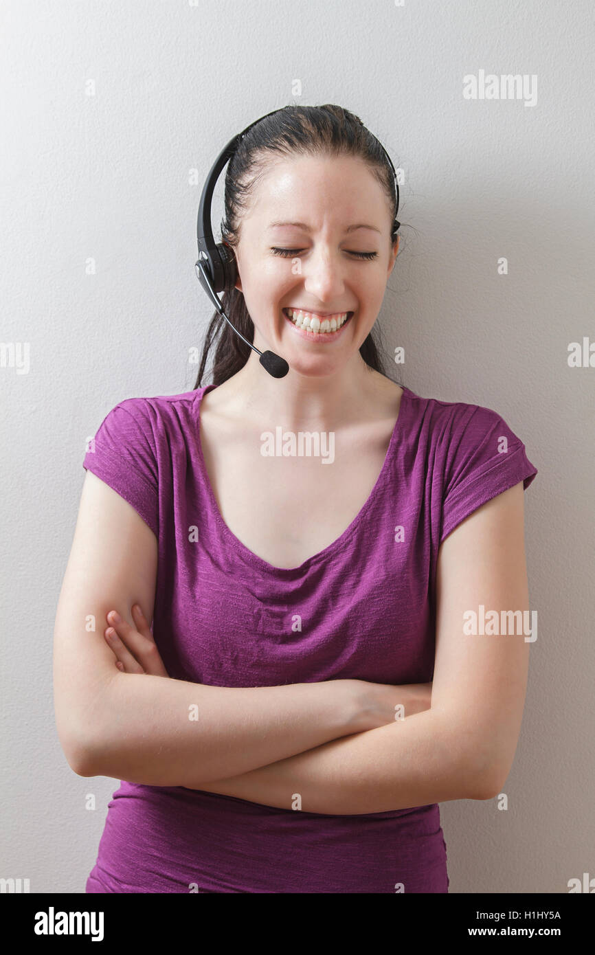laughing agent Stock Photo