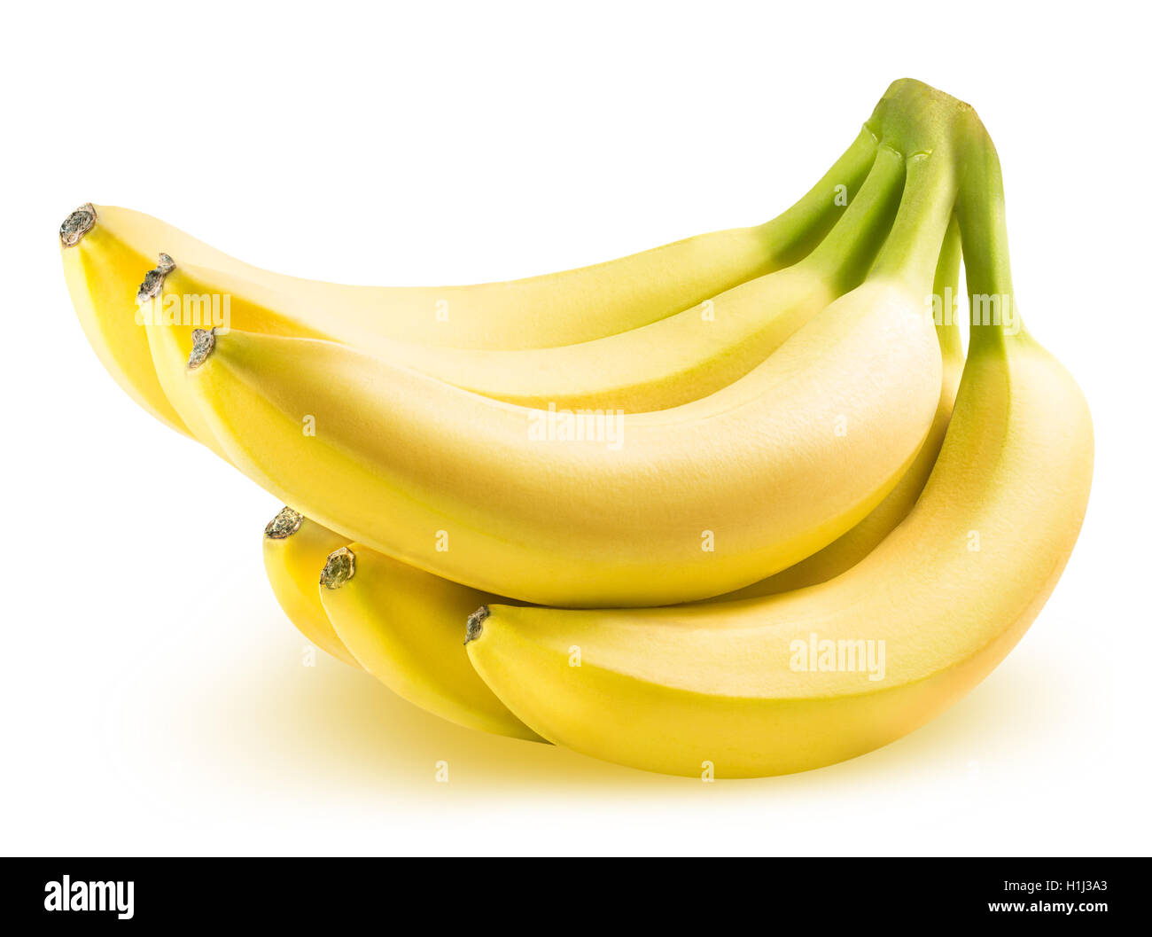 ripe banana isolated on white background clipping path Stock Photo - Alamy