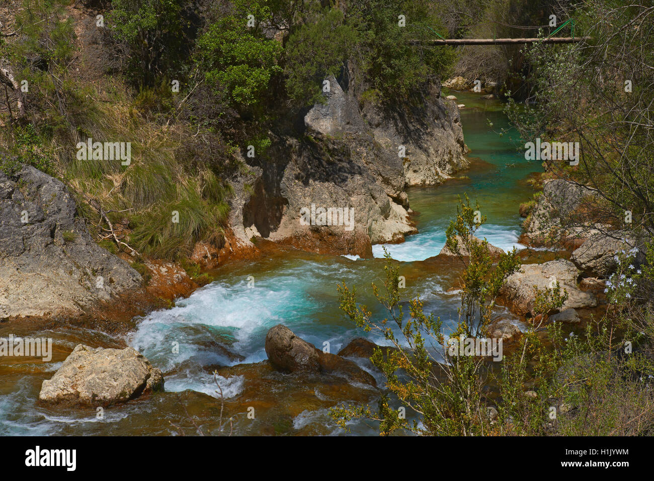 Borosa River, Sierra de Cazorla Segura and Las Villas Natural Park, Jaen province, Andalucia, Spain Stock Photo