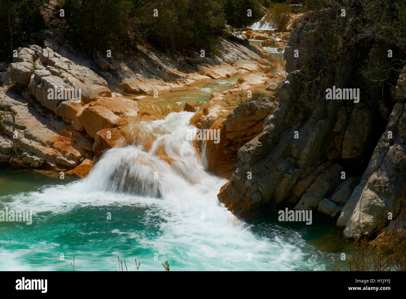 Borosa River, Sierra de Cazorla Segura and Las Villas Natural Park, Jaen province, Andalucia, Spain Stock Photo