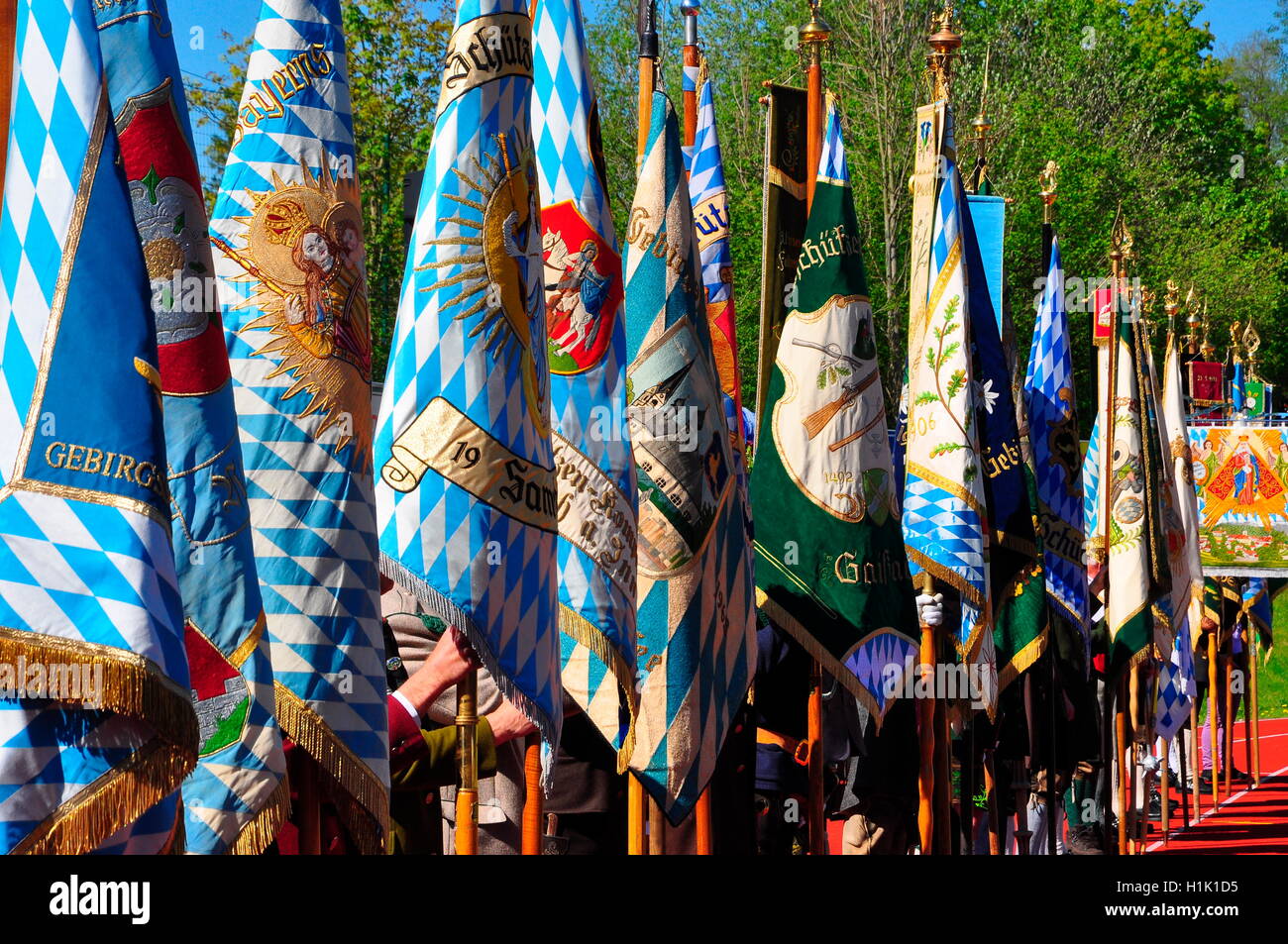 Bayern flag hi-res stock photography and images - Alamy