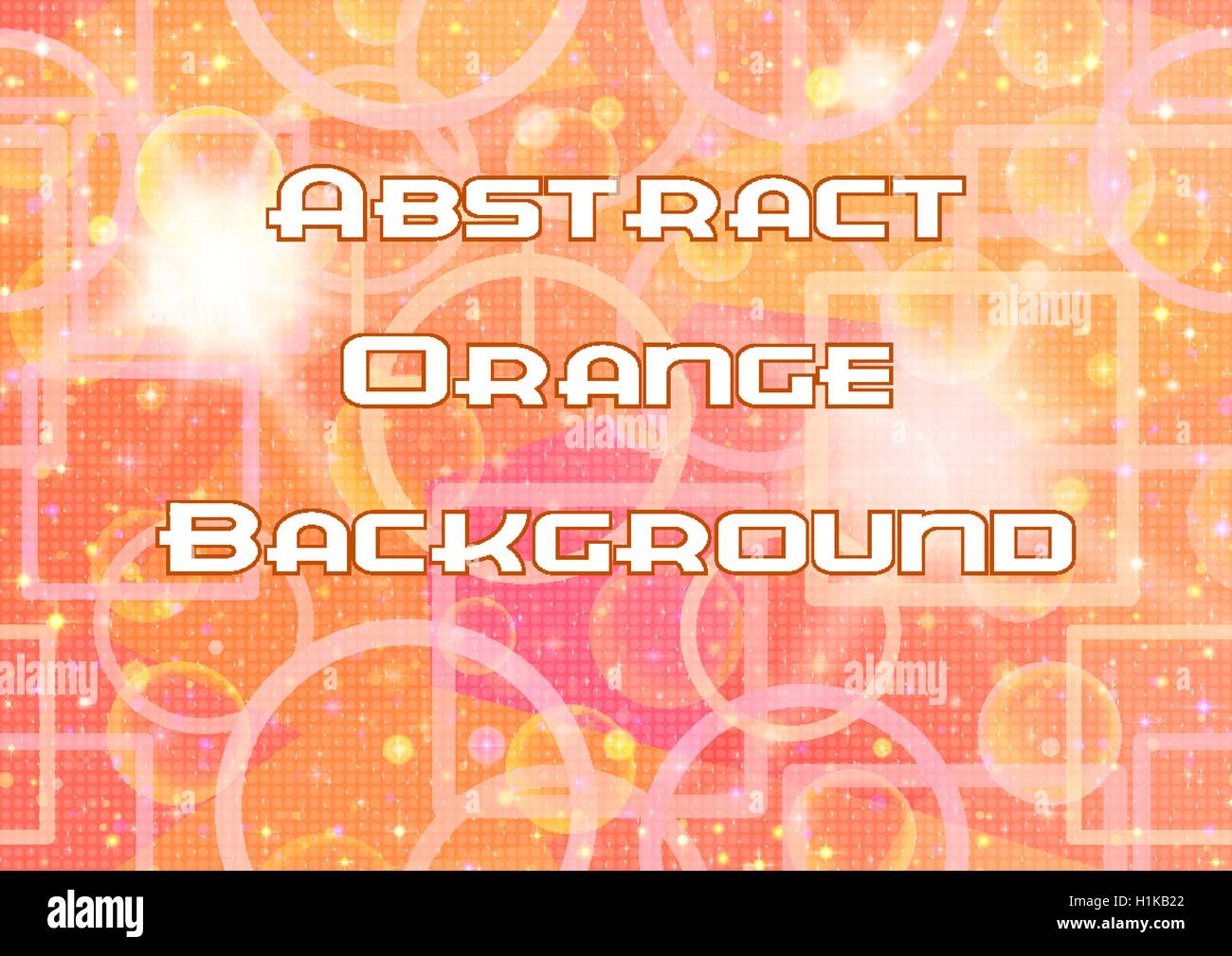 Abstract Orange Background Stock Vector Image & Art - Alamy