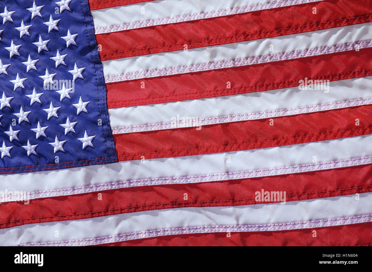 Background image of the United States of America flag Stock Photo