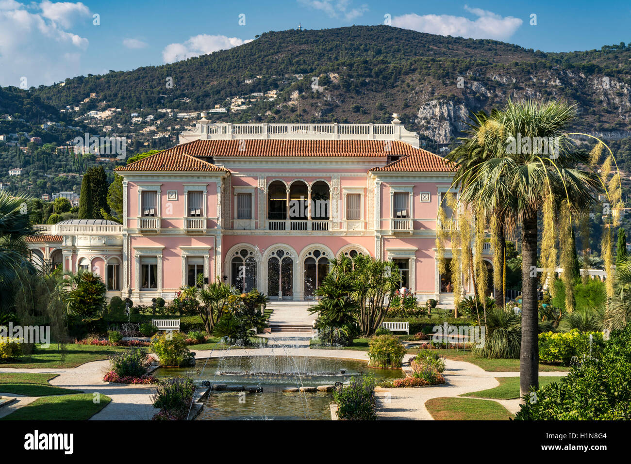 Villa Ephrussi de Rothschild, St. Jean Cap Ferrat, France Stock Photo